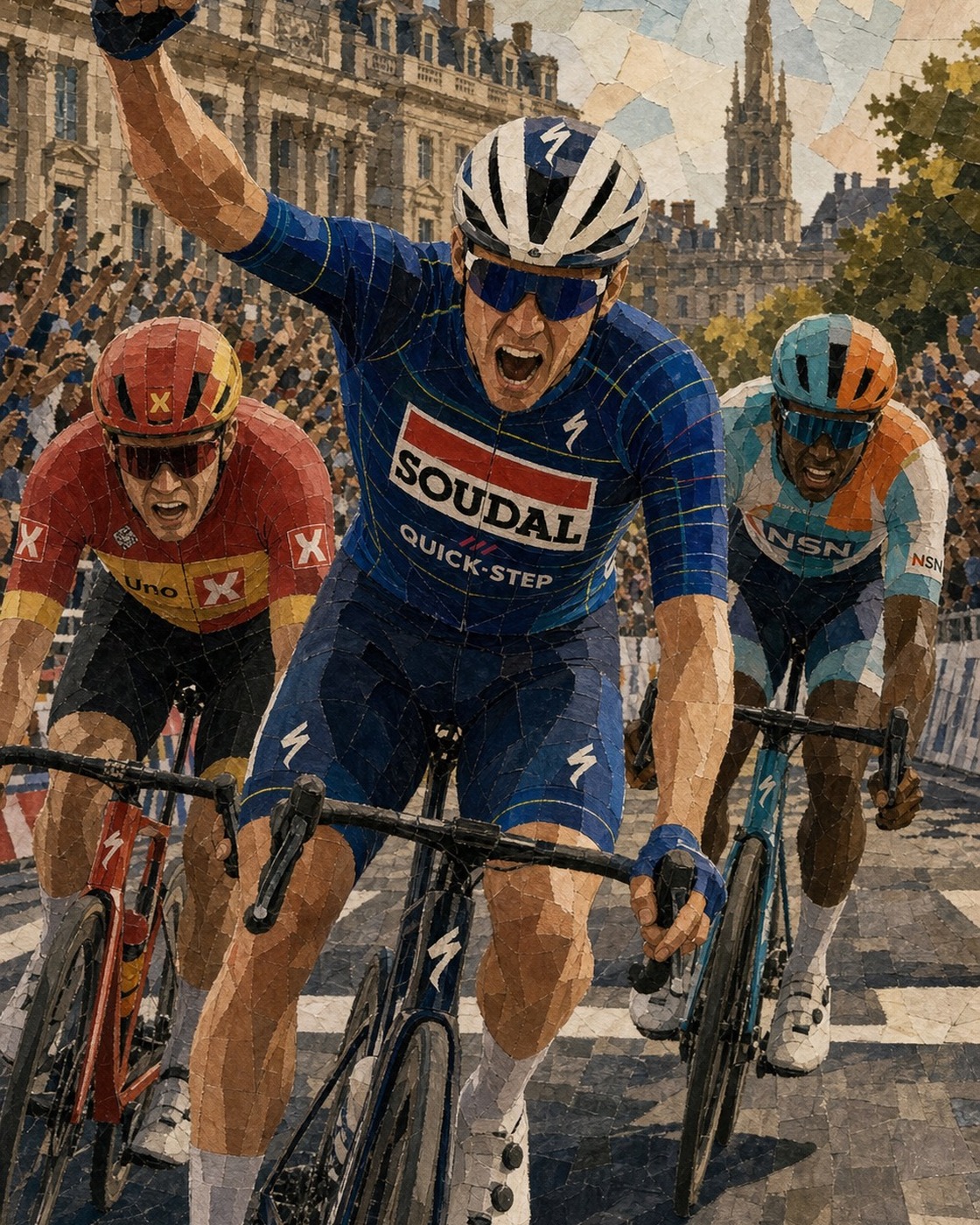 Stage 7 editorial collage.