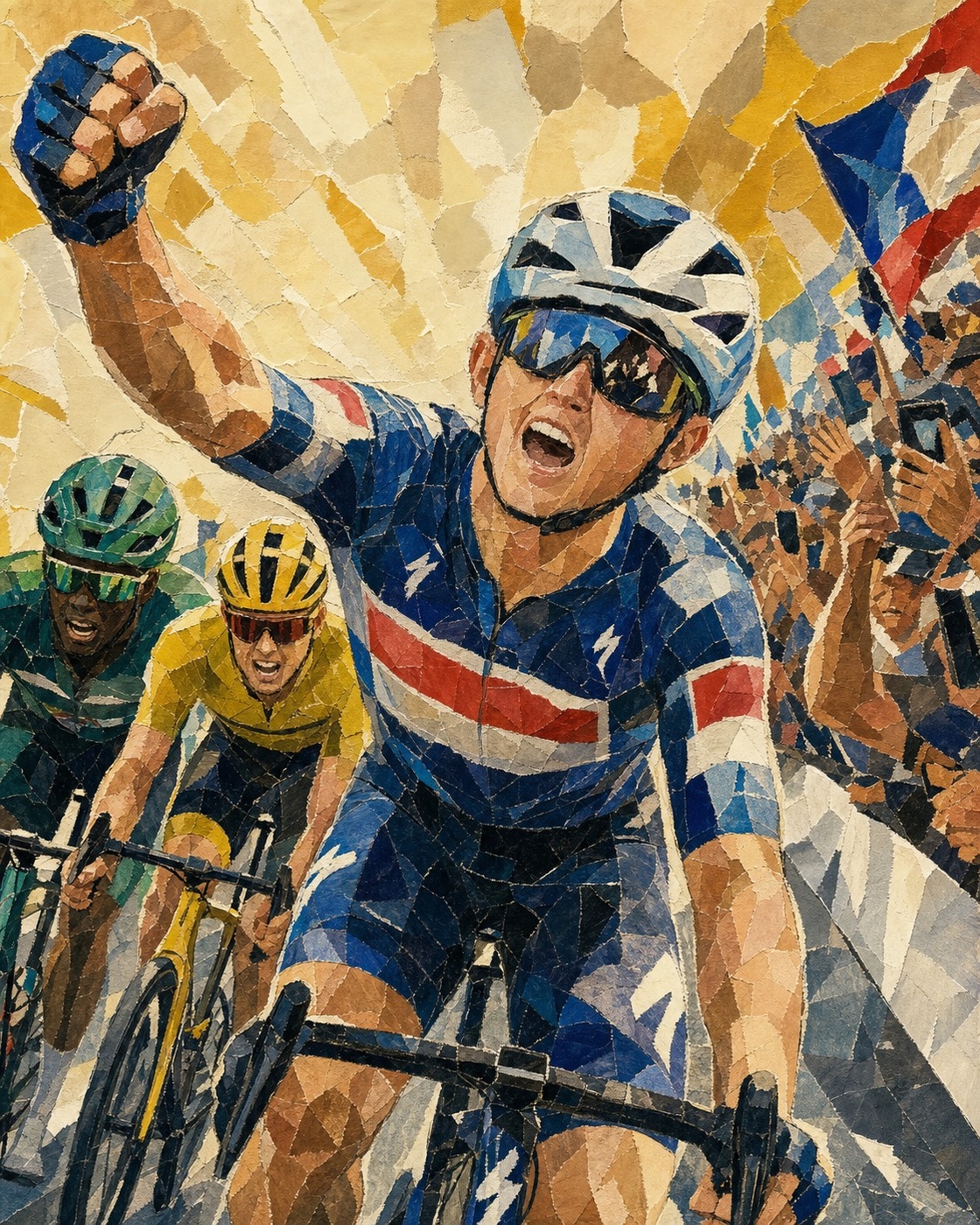 Stage 8 editorial collage.