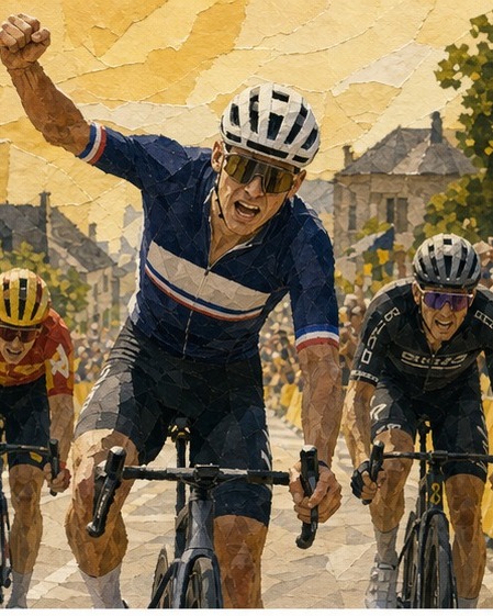 Stage 9 editorial collage.