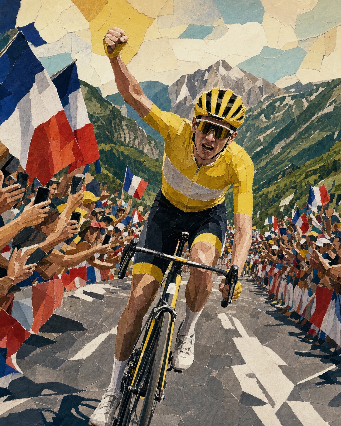 Stage 10 editorial collage.