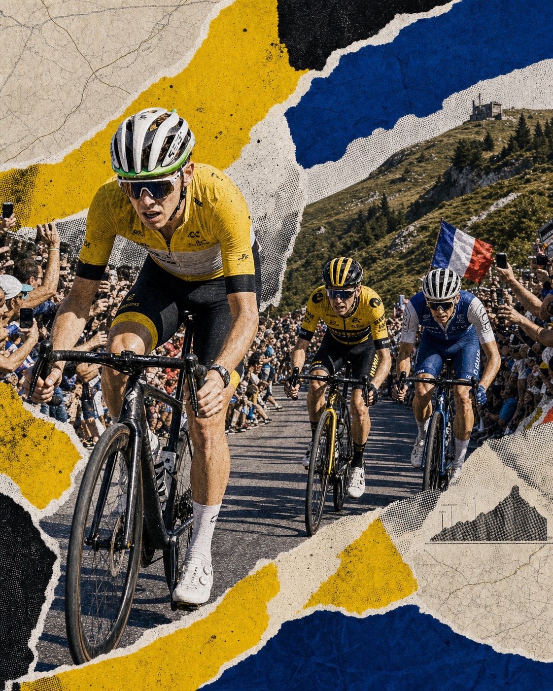 Stage 14 editorial collage.