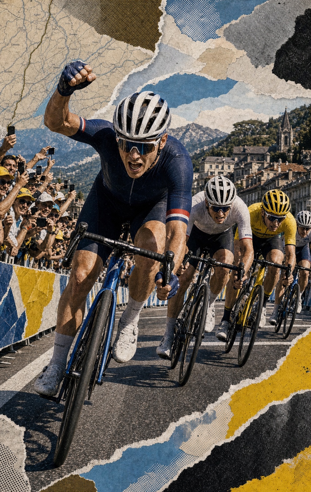 Stage 17 editorial collage.