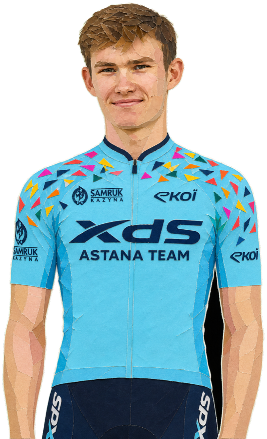 Nicolas Vinokurov paper-collage portrait